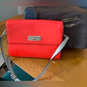 Kate Spade Purse. Bright Coral! Perfect for summer. Never used.